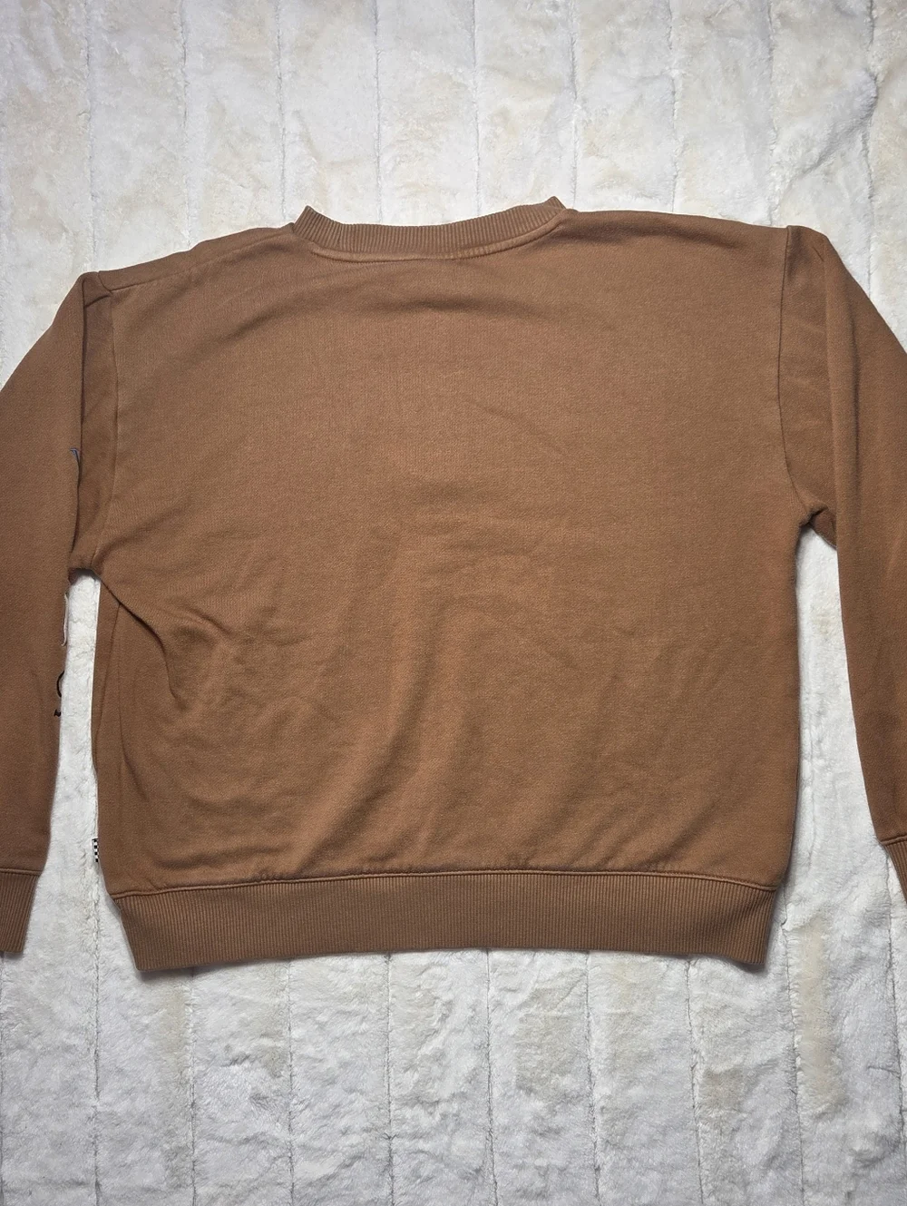 Vans Brown Crewneck with Multicolor Circular Graphic - Picture 7 of 7